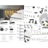 Корпус накладной NOVOTECH COMPO с драйвером для светильников с арт. 358377-358392 NV-358371